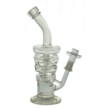 Faberge Egg Bent Neck Glass Water Pipe pour Fumer (ES-GB-441)